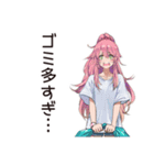 片付け苦手子の日常♡（個別スタンプ：15）