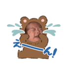 かずクマ新生児（個別スタンプ：1）