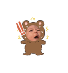 かずクマ新生児（個別スタンプ：7）