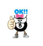 オシャレGoodgirl（個別スタンプ：3）
