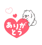 白くてふわふわのわんこ（待ち合わせ）（個別スタンプ：4）