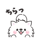 白くてふわふわのわんこ（待ち合わせ）（個別スタンプ：8）