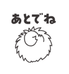 白くてふわふわのわんこ（待ち合わせ）（個別スタンプ：21）