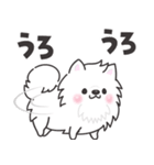 白くてふわふわのわんこ（待ち合わせ）（個別スタンプ：23）