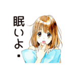 ふつうの女の子の♡おうちデート（個別スタンプ：13）
