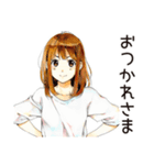 ふつうの女の子の♡おうちデート（個別スタンプ：40）