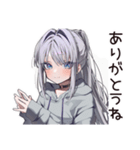 疲れ目女子のブルーライト★（個別スタンプ：7）