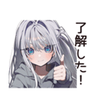 疲れ目女子のブルーライト★（個別スタンプ：38）