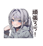疲れ目女子のブルーライト★（個別スタンプ：40）