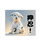 子犬衣装スタンプ（個別スタンプ：30）