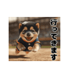 子犬衣装スタンプ（個別スタンプ：34）