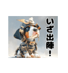 子犬衣装スタンプ（個別スタンプ：38）