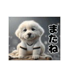 子犬衣装スタンプ（個別スタンプ：40）