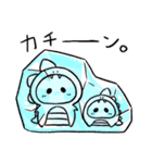 しろまる。のゆるいスタンプ【恐竜ごっこ】（個別スタンプ：30）