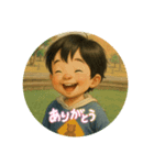 可愛い男の子のあいさつ（個別スタンプ：7）