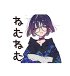 サブカル女子★朝のあいさつ（個別スタンプ：18）