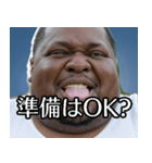 面白い筋肉デブ外国人2【煽り・毒舌】（個別スタンプ：4）