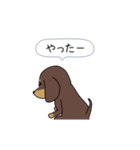 新・激しく尻尾をふるダックス 2（個別スタンプ：10）