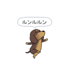 新・激しく尻尾をふるダックス 2（個別スタンプ：17）
