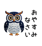 かわいい❤️刺繍風スタンプ（個別スタンプ：40）