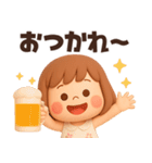【3D】ずっと使える夏編★ぶちゃこの日常（個別スタンプ：7）