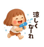 【3D】ずっと使える夏編★ぶちゃこの日常（個別スタンプ：18）