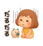 【3D】ずっと使える夏編★ぶちゃこの日常（個別スタンプ：21）