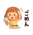 【3D】ずっと使える夏編★ぶちゃこの日常（個別スタンプ：32）