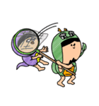 へび美と竜じの夏の日々。（個別スタンプ：4）