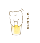 ムキムキビーる。（個別スタンプ：3）