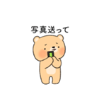 好きすぎて浮気を疑うクマカップル(彼氏)（個別スタンプ：21）