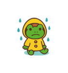 カエルちゃん雨の日スタンプ（個別スタンプ：15）