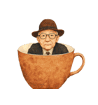 コーヒーカップおじさん（個別スタンプ：11）