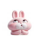 ピンクうさぎのぐうたら日常（個別スタンプ：24）