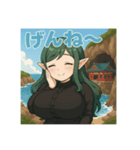 な〜ずカフェ  るなママ 宮崎編（個別スタンプ：3）