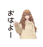 マイペース女子★お散歩日和（個別スタンプ：2）