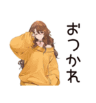マイペース女子★お散歩日和（個別スタンプ：13）