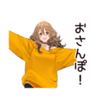 マイペース女子★お散歩日和（個別スタンプ：25）