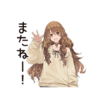 マイペース女子★お散歩日和（個別スタンプ：29）