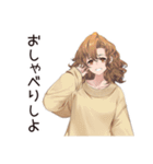 マイペース女子★お散歩日和（個別スタンプ：34）