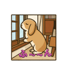 スタンプがうさぎ（個別スタンプ：16）