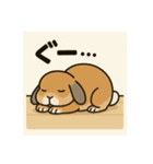 スタンプがうさぎ（個別スタンプ：23）