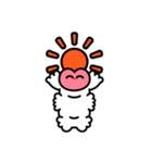 IMOMUSHI LIVING AREA ムラサキ（個別スタンプ：3）