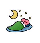 IMOMUSHI LIVING AREA ムラサキ（個別スタンプ：4）