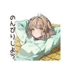 ゆるパーカーちゃんのピクニック休日（個別スタンプ：5）