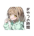 ゆるパーカーちゃんのピクニック休日（個別スタンプ：6）