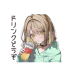ゆるパーカーちゃんのピクニック休日（個別スタンプ：8）