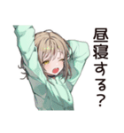 ゆるパーカーちゃんのピクニック休日（個別スタンプ：14）