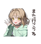ゆるパーカーちゃんのピクニック休日（個別スタンプ：37）