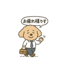 トイプードルkomugiお仕事編（個別スタンプ：12）